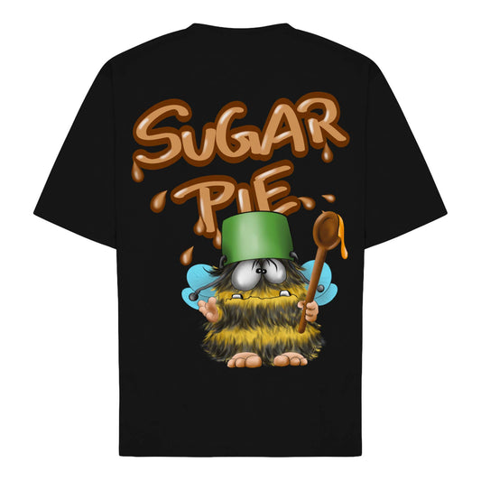 „Sugar Pie“ Bienen Monster Shirt – Süßes Funny T-Shirt mit großem Rückenprint | Bio Baumwolle