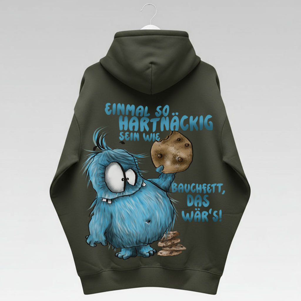 Unisex Hoodie Jacke – Olive grün | personalisierter Druck