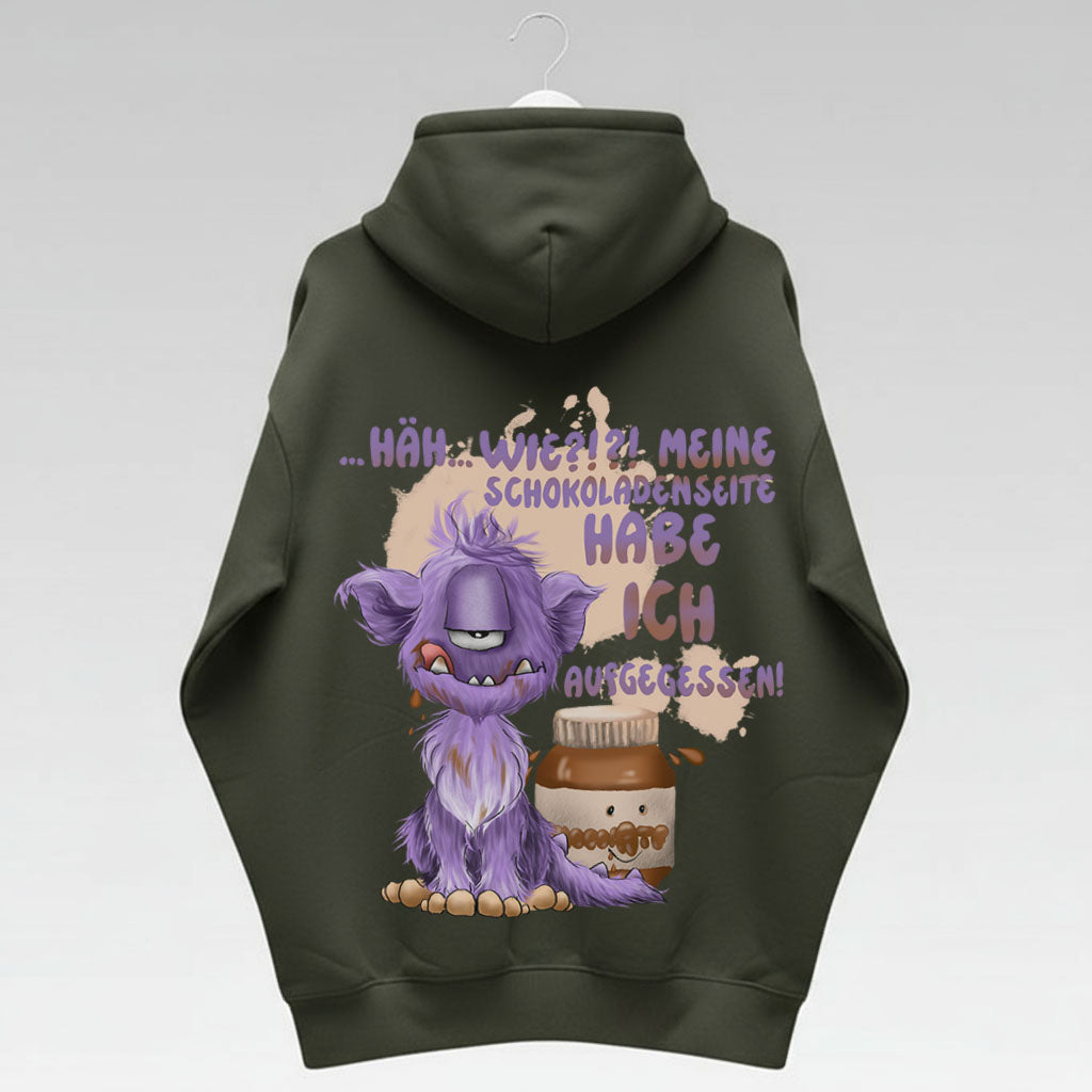 Unisex Hoodie Jacke – Olive grün | personalisierter Druck