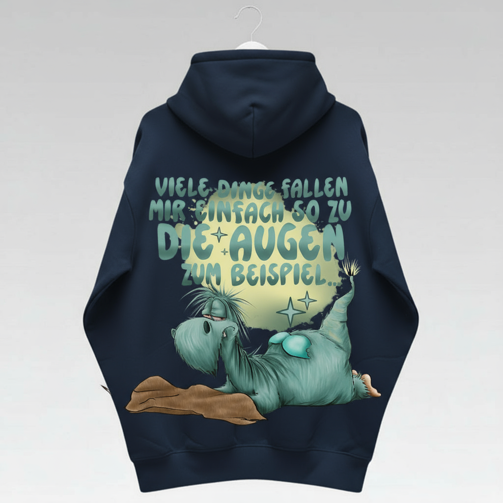 Unisex Hoodie Jacke – Navy Blue | personalisierter Druck