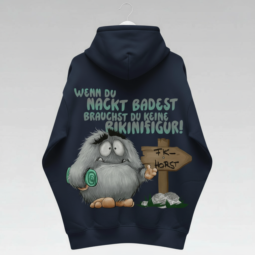 Unisex Hoodie Jacke – Navy Blue | personalisierter Druck