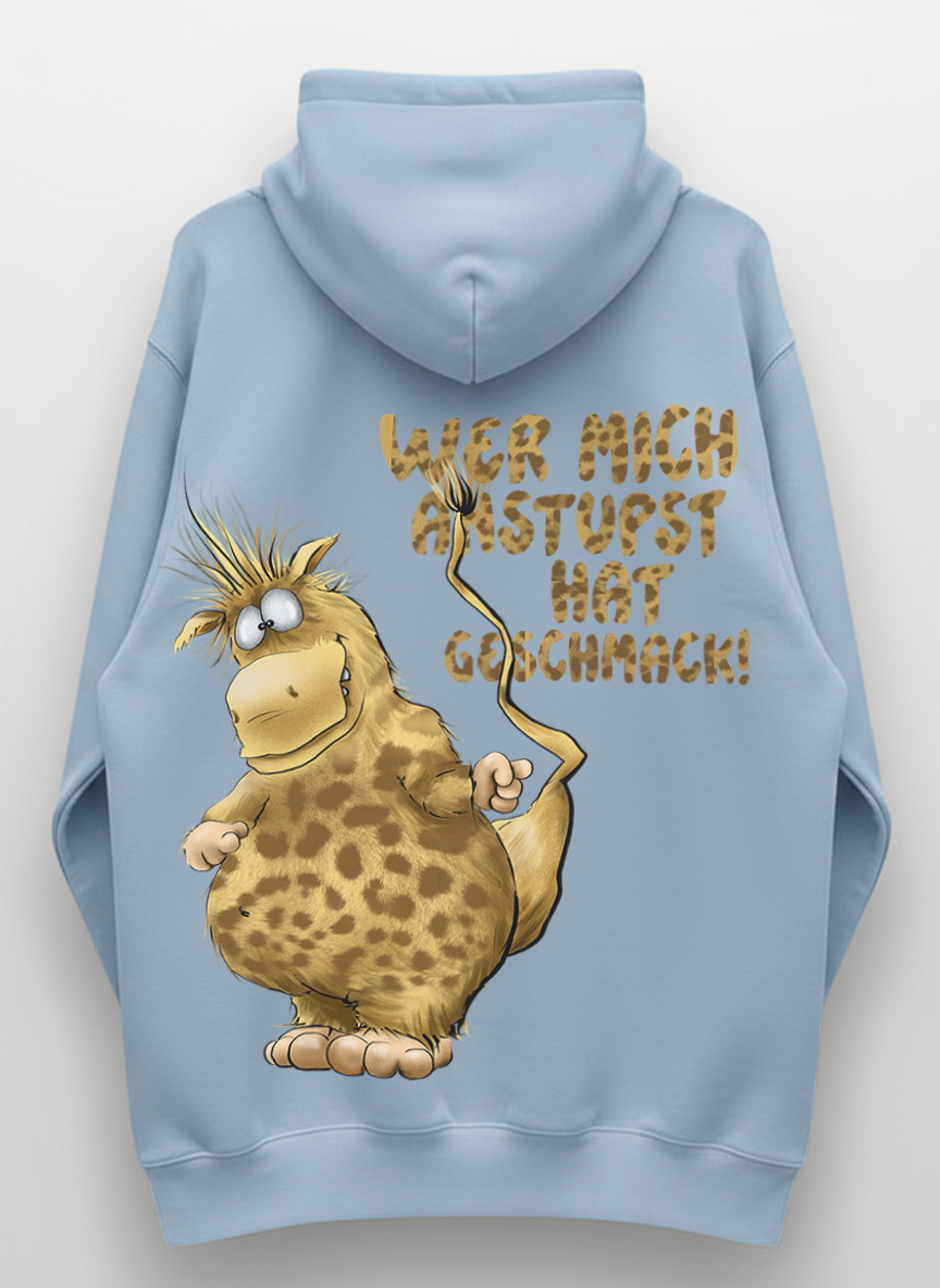 Unisex Hoodie XXL Druck Kruegerhausdesign Monster, hellblau, Motivwahl
